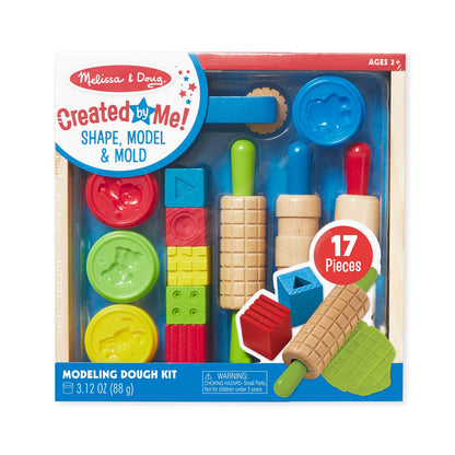 Shape, Model & Mold Modeling Dough Kit 17pcs - JA Riollano