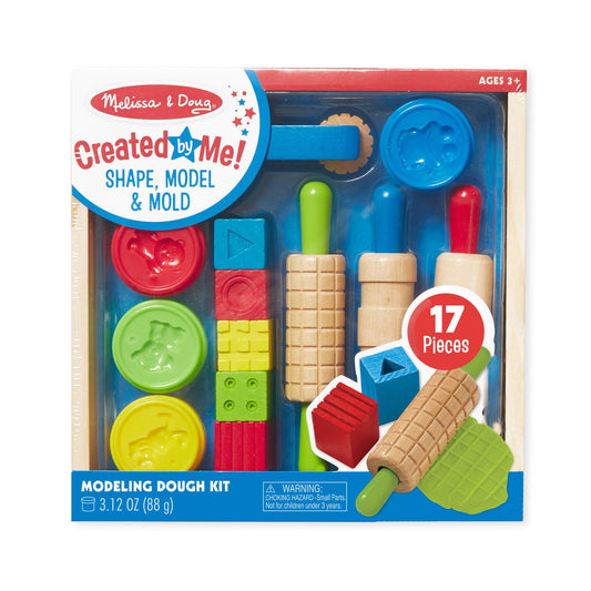 SHAPE, MODEL & MOLD MODELING DOUGH KIT 17PCS