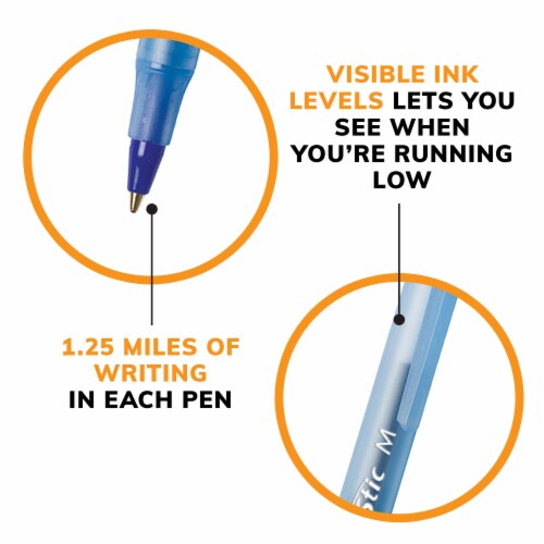 Bic Xtra Life | Round Stic Pen | Blue | Cj.12