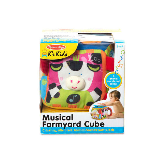 MUSICAL FARMYARD CUBE LEARNING TOY