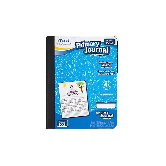 PRIMARY JOURNAL - HALF PAGE RULED 100CT
