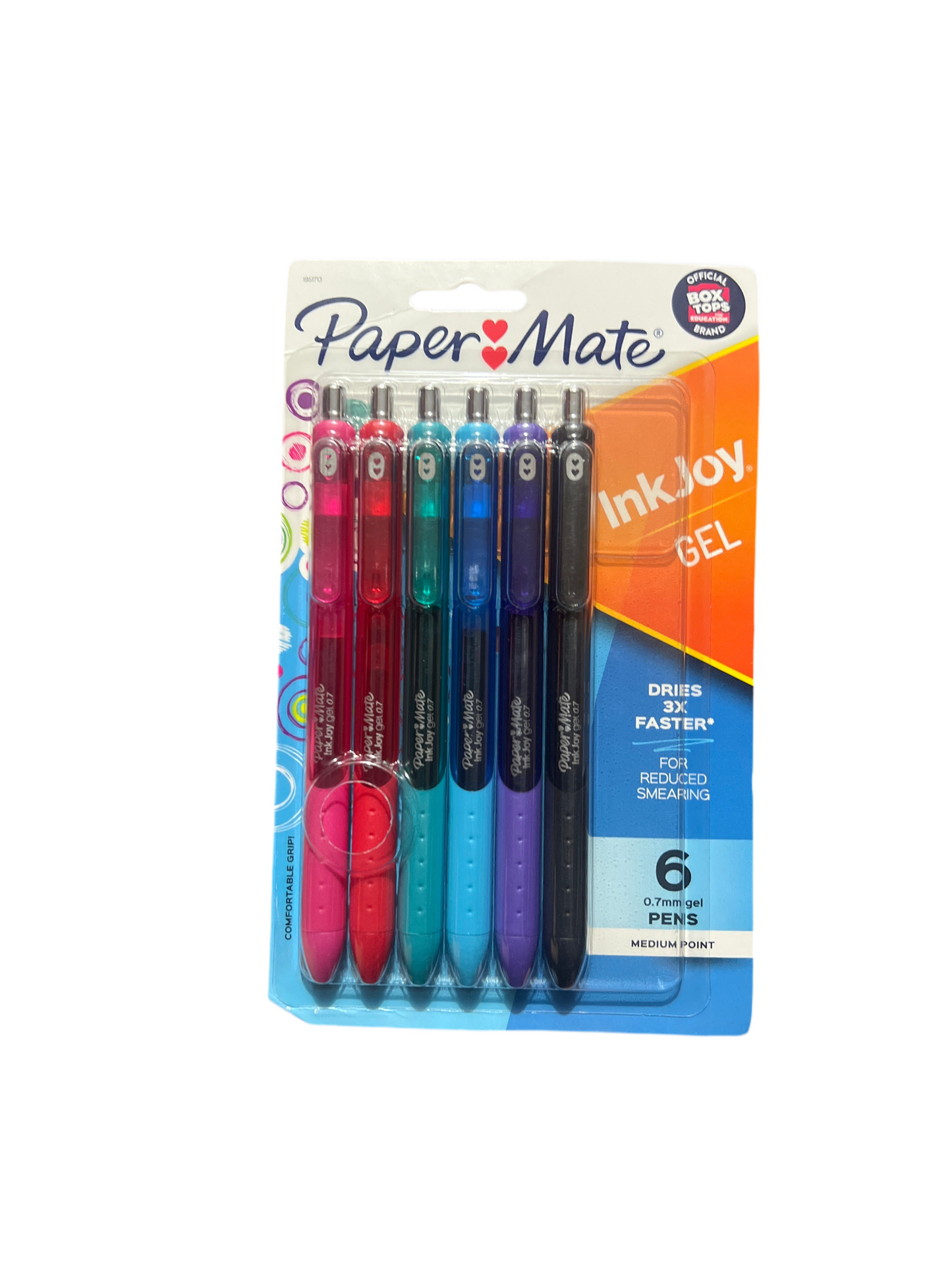 INK JOY GEL RETRACTABLE .7M F-ASST. 6CD