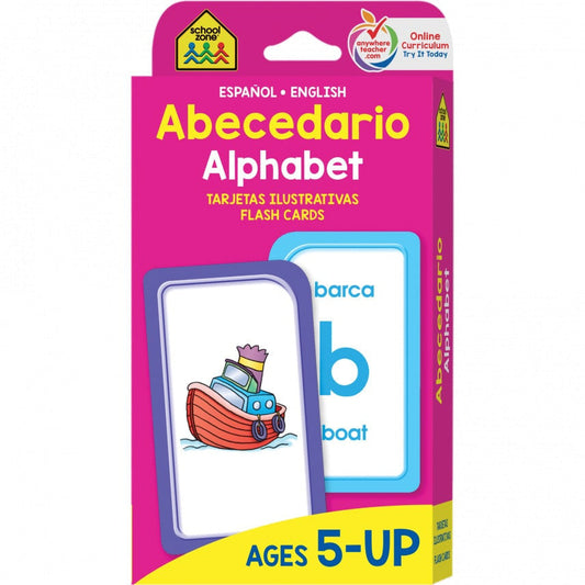 BILINGUE ABECEDARIO FLASH CARDS AGES 5-UP
