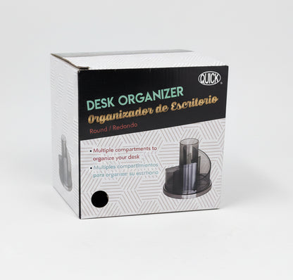 Organizador de Escritorio | Desk Organizer Round  | Smoke