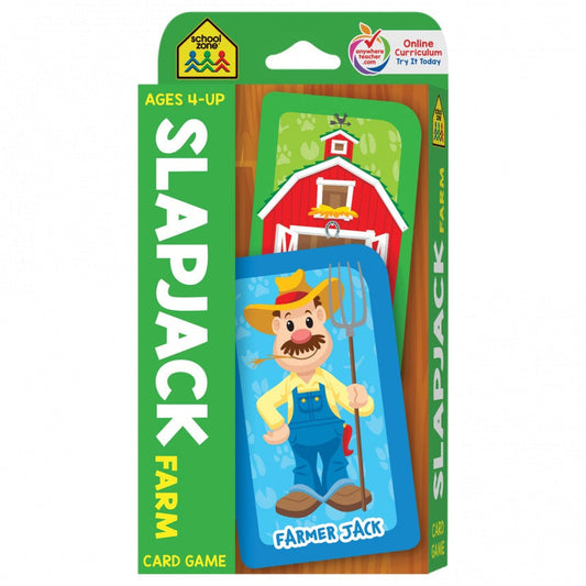 SLAPJACK FARM CARD GAME FLASH CARD
