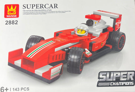 SúPER AUTO DEPORTIVO ROJO ARMABLE