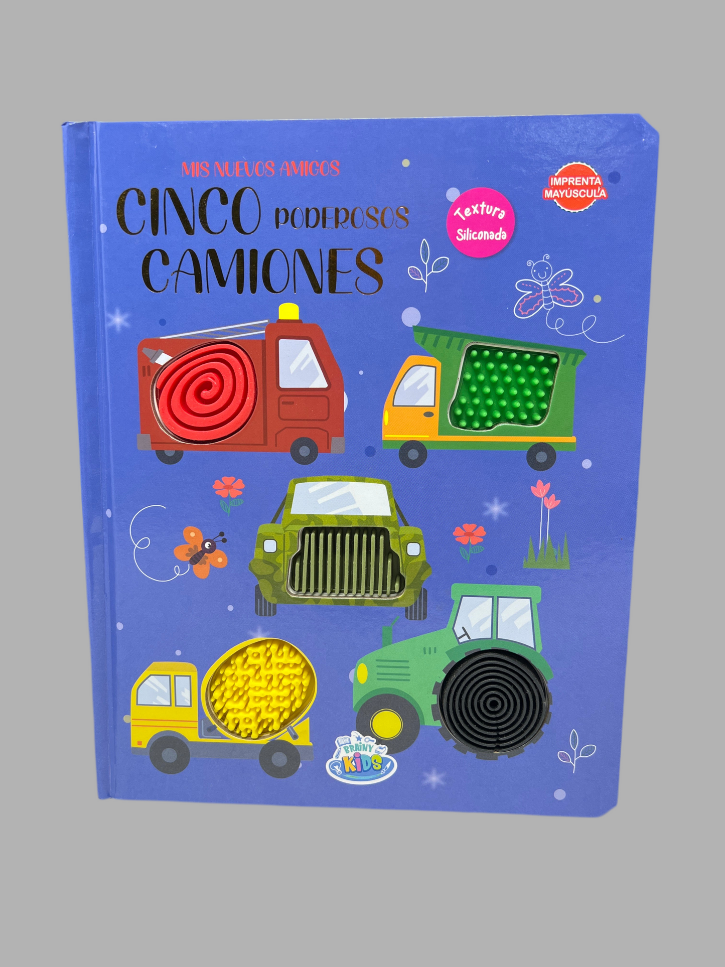 LIBRO TEXTURAS CINCO CAMIONES
