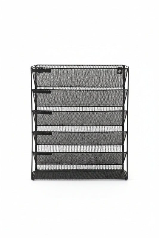 MESH: WALL FILE ORGANIZER, NEGRO