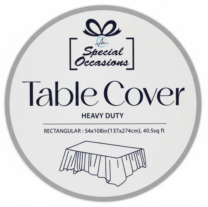 Table Cover | Heavy Duty | Rectangular | Gray