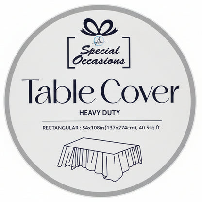 Table Cover | Heavy Duty | Rectangular | Gray