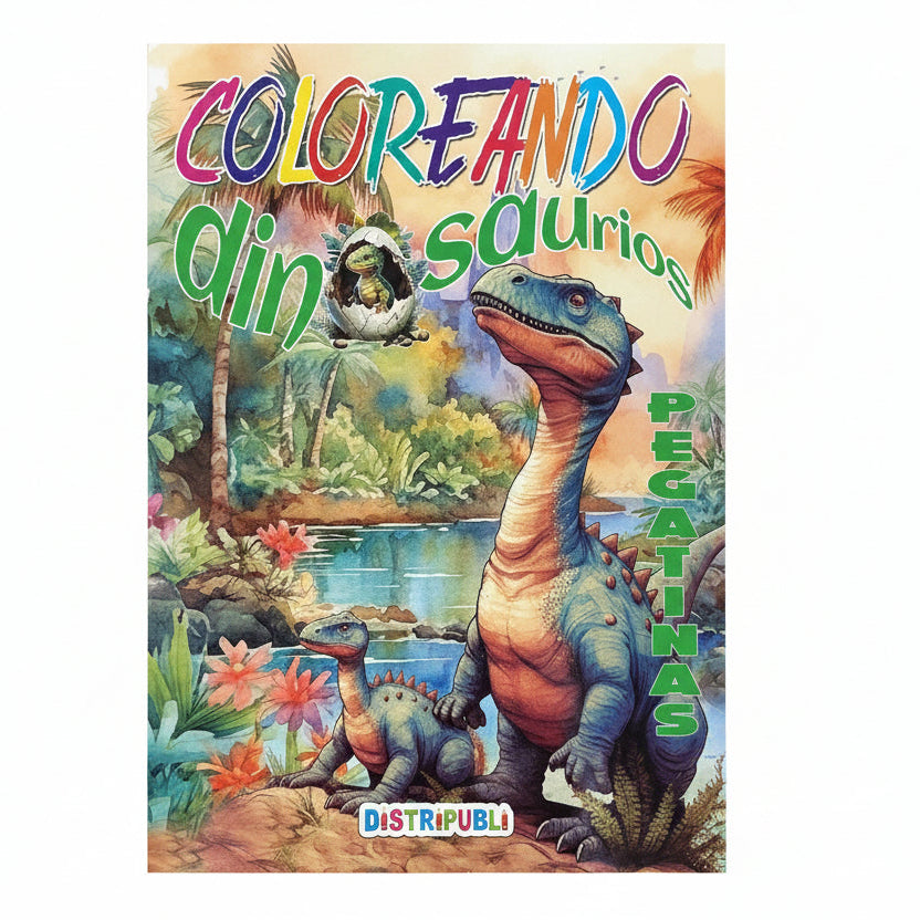Coloreando Dinosaurios