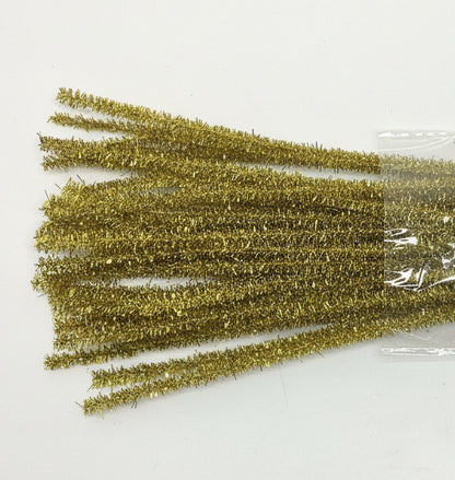 Gold Chenille Glitter | 30 PCS