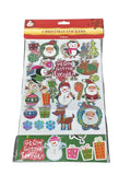 XMAS STICKERS 4PK 2ASSTD