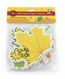 Cut-Out Peanuts Fall Leaves 36 PC