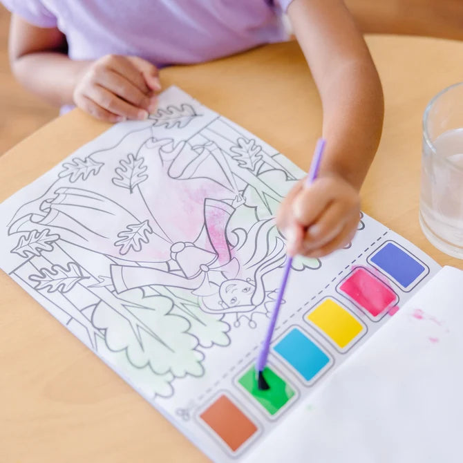 PRINCESS PAINT W/WATER KID'S ART PAD