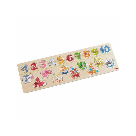 CLUTCHING PUZZLE ANIMALS BY NUMBERS