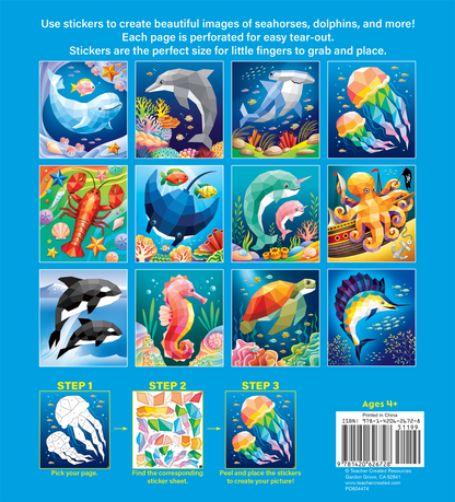 Ocean Life Modern Mosaics Stick to the Numbers