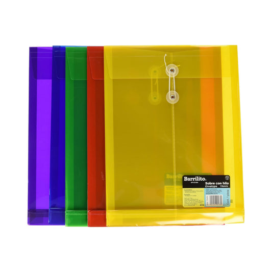Sobre Plastico C/ Hilo Vertical LGL
