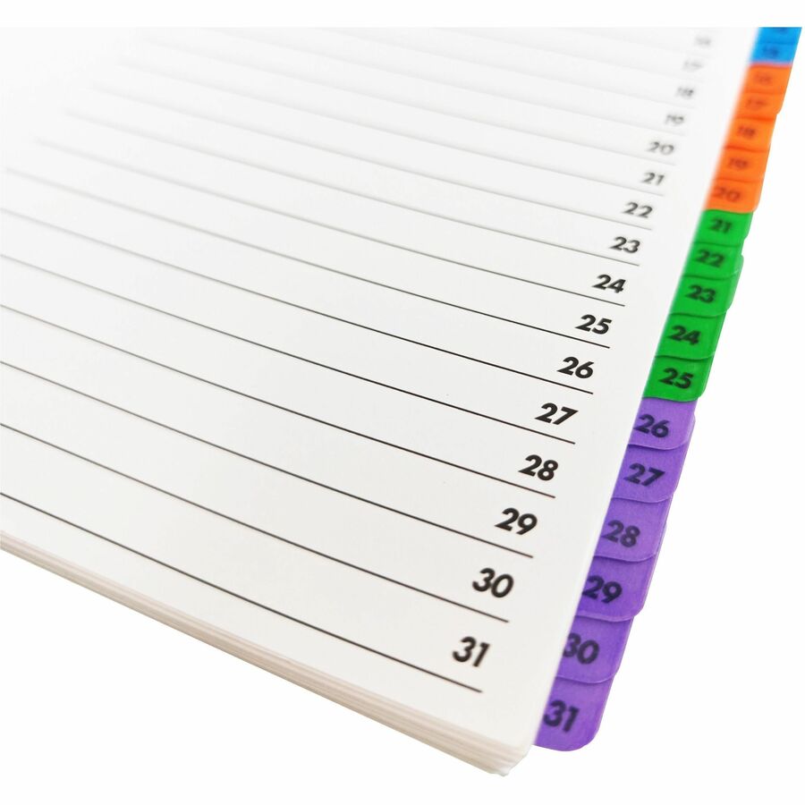 Table 'n Tabs Dividers Multi-Color 1-31 Tab Pkg. 31