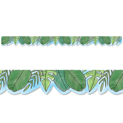 Jumbo Leaves EZ Border |48Ft. | 24 STRIPS