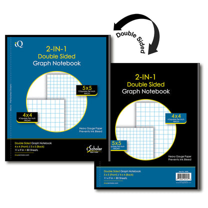 Coil-Less 1 Subject Graph Notebook 80 Sheet