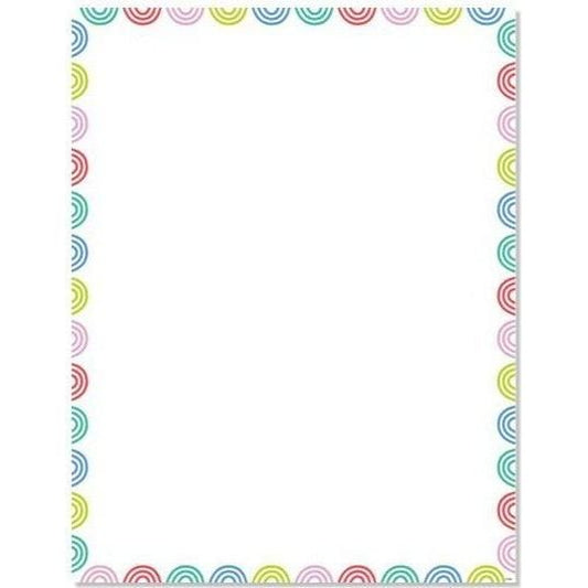 RAINBOW DOODLES BLANK CHART