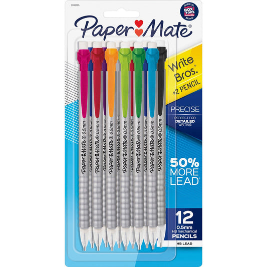 MECHANICAL PENCIL PRECISE .5MM 12CT ASST