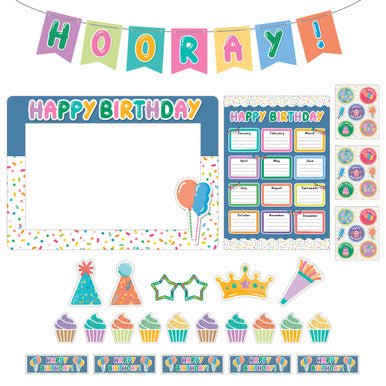 BIRTHDAY KIT BULLETIN BOARD SET