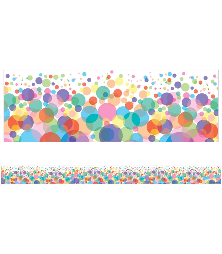 Bubbles Straight Bulletin Board Borders | 12 strips