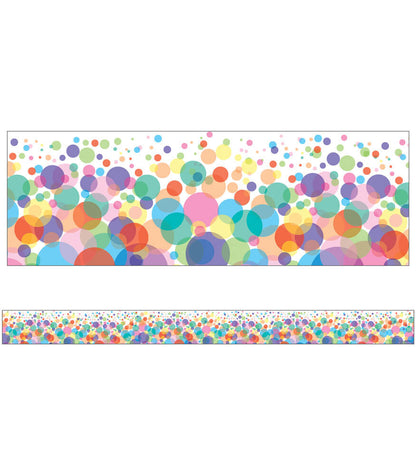 Bubbles Straight Bulletin Board Borders | 12 strips