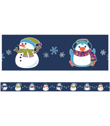 WINTER FUN STRAIGHT BORDERS - STRAIGHT