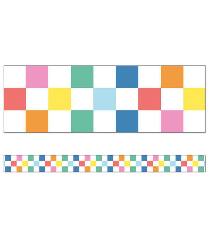 CHECKERED RAINBOW STRAIGHT BULLETIN BOARD BORDERS – JA Riollano Co, Inc ...