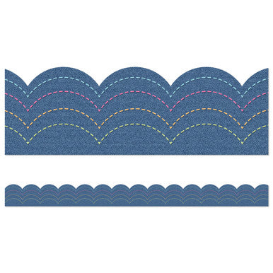 CRAFTY COOL DENIM BORDER