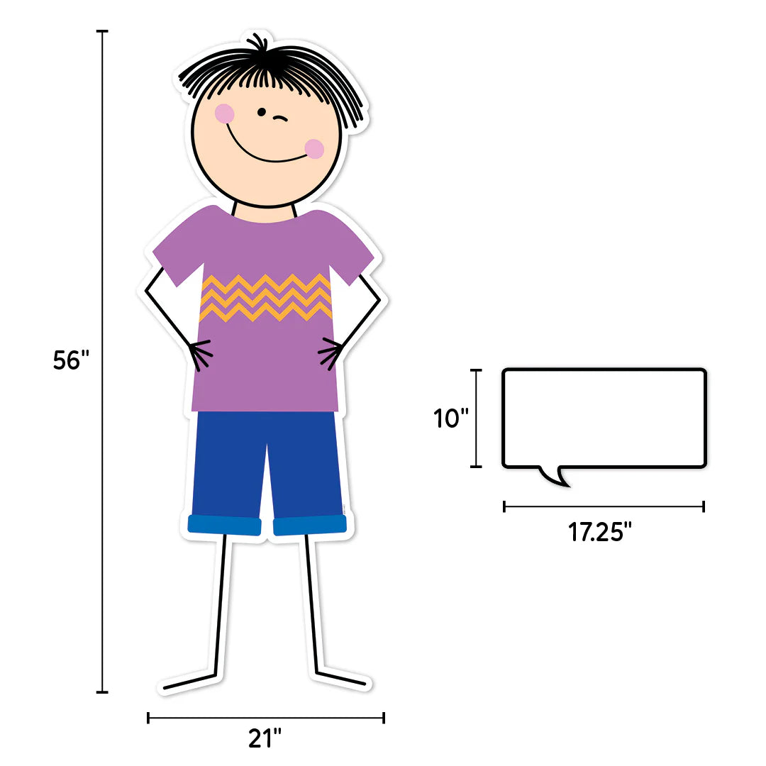 Stick Kids Jumbo Riley Giant Banner | 21x56"
