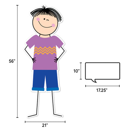 Stick Kids Jumbo Riley Giant Banner | 21x56"
