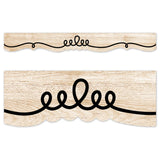 CORE DECOR LOOP-DE-DOODLE ON WOOD BORDER
