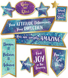 Motivational Signs Mini Bulletin Board Set | 18 pieces