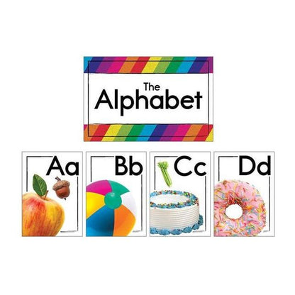 PHOTOGRAPHIC ALPHABET BULLETIN BOARD SET