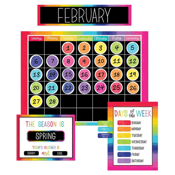 Light Bulb Moments Calendar Bulletin Board Set