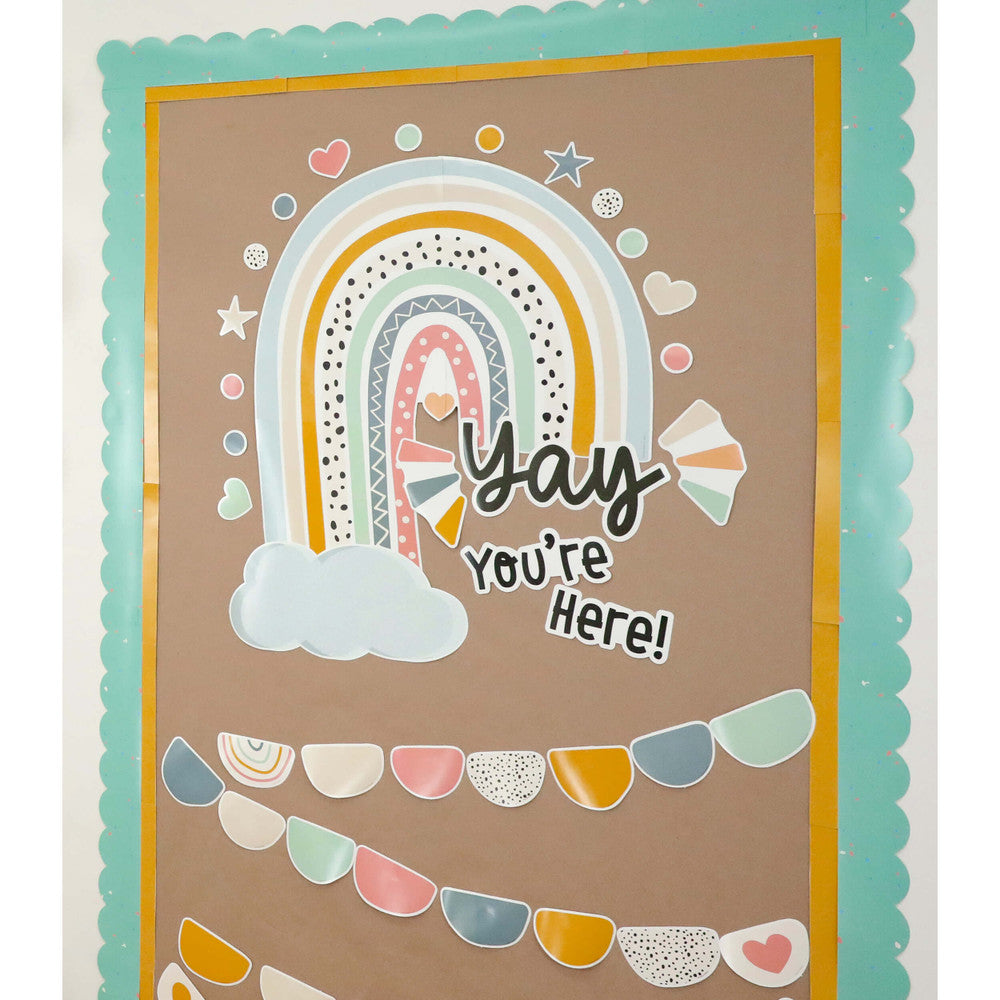 Yay You're Here! Bulletin Board Set | 76 pieces