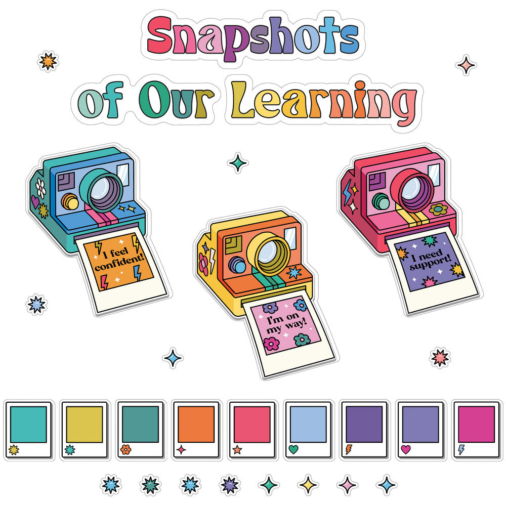 Snapshots of Our Learning Bulletin Board Set