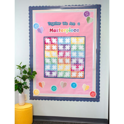 Together We Are a Masterpiece Bulletin Board Set | 54 pieces