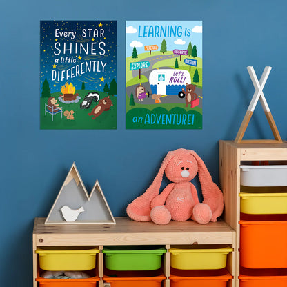 Woodland Friends Inspire U |  4-Poster Pack | Woodland Friends