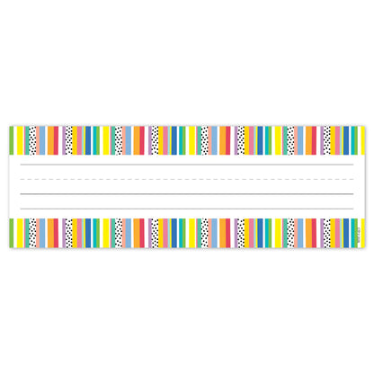 Core Decor Stripes and Dots Name Plates | 36 name plates