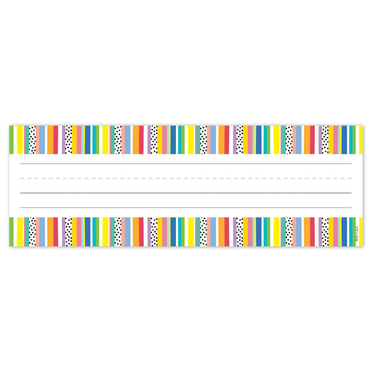 Core Decor Stripes and Dots Name Plates | 36 name plates