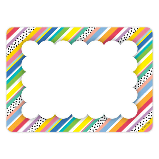 Core Decor Stripes and Dots Labels | 36 labels