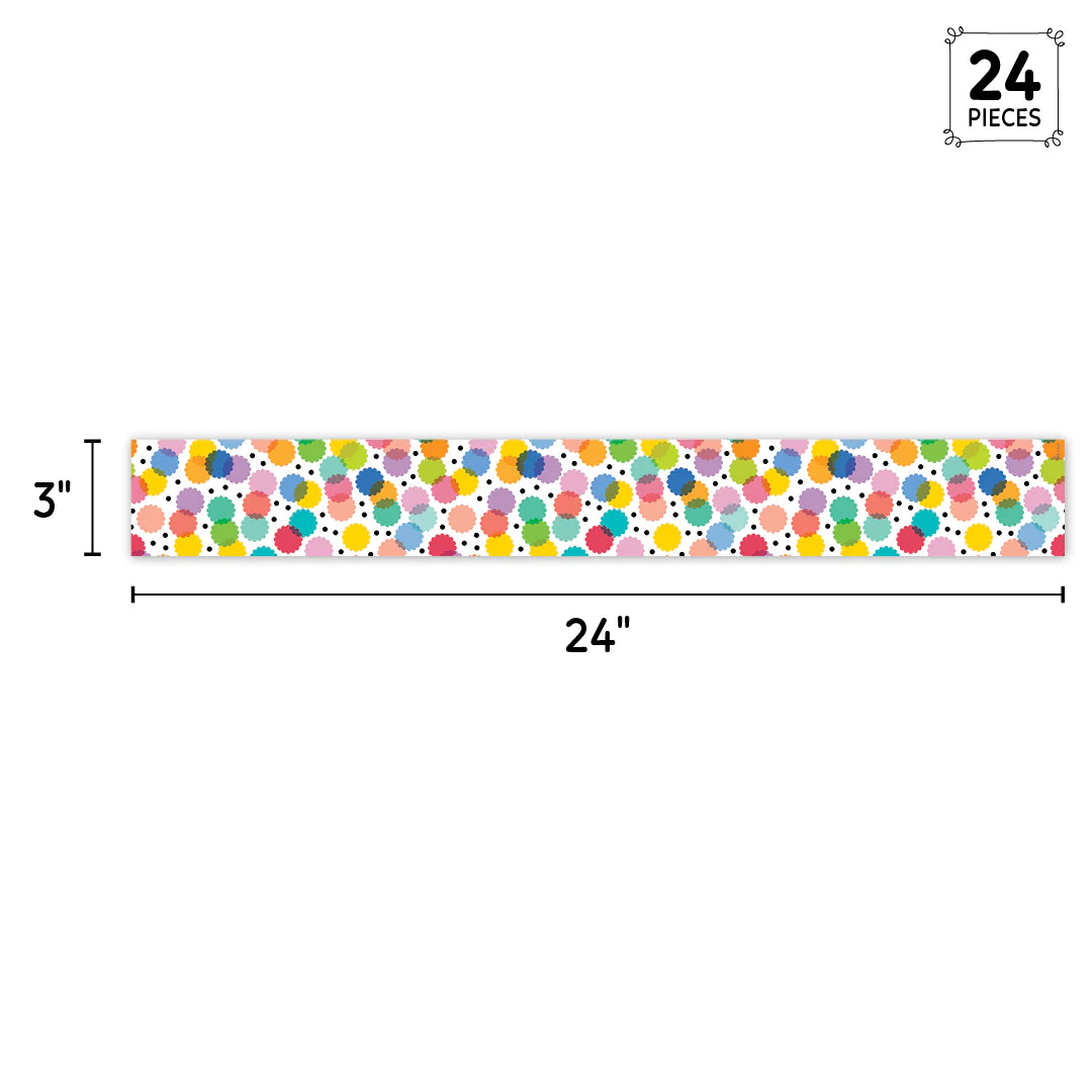 Core Decor Spots and Dots EZ Border | 24 | 24-inch strips