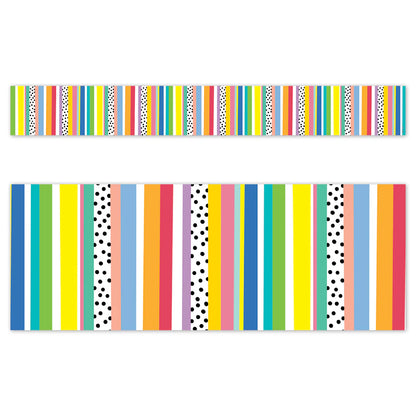 Core Decor Stripes and Dots EZ Border | 24pcs | 24-inch strips