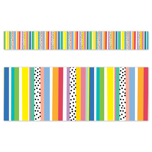 Core Decor Stripes and Dots EZ Border | 24pcs | 24-inch strips