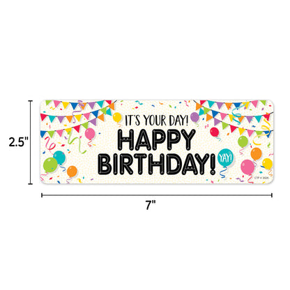Core Decor Happy Birthday Bookmark | 30 bookmarks